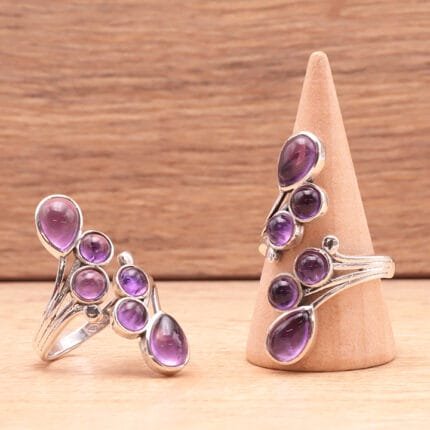 Bague « Éclat d’Améthyste » en Argent 925