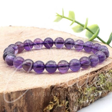 Bracelet Améthyste « Sérénité Pourpre »
