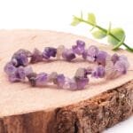 Bracelet « Éclats Bohème Améthyste »