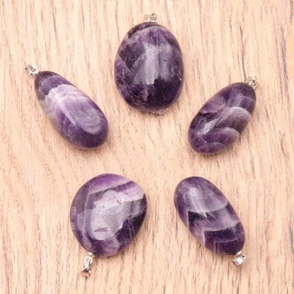 Pendentif « Larme d’Améthyste »
